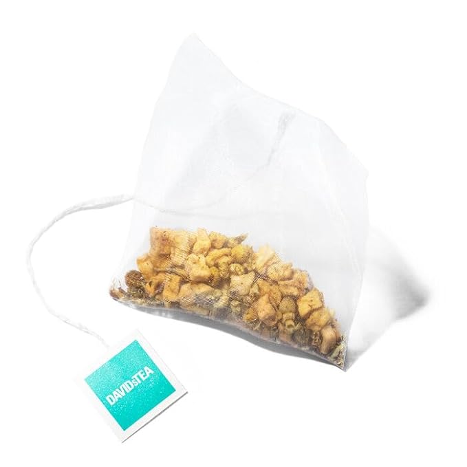 DAVIDsTEA Valerian Nights – Caffeine-Free Herbal Tea with Caramel Coconut &amp Valerian Root – 65 Tea Bags – Sweet Dairy-Free Bedtime Blend for Sleepytime Sipping and Relaxing Nightcaps