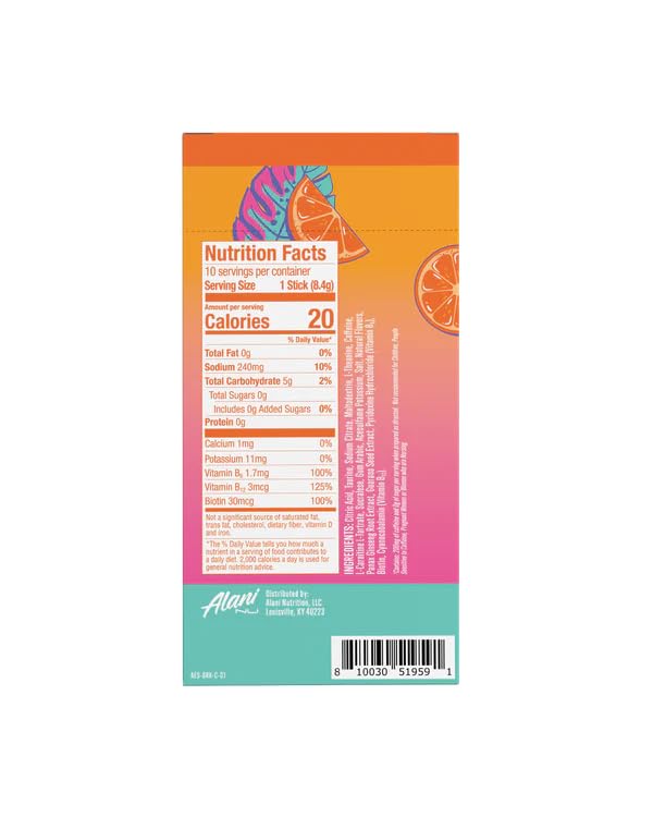 Alani Energy Drinks Mix Variety Pack (Pack of 30) | Pink Slush Orange Kiss &amp Juicy Peach | Sugar-Free Low-Calorie Energy Boost Drink | Product delivered exactly as depicted in the images