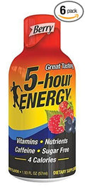 5-hour ENERGY® Shot Extra Strength Berry 6 Pack