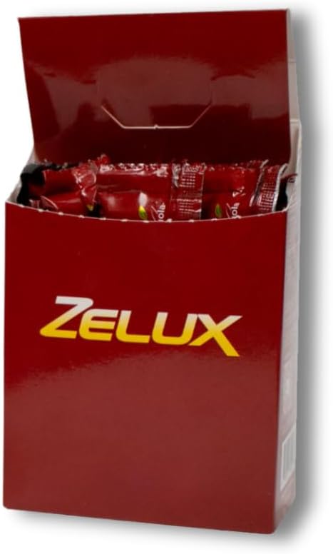 Zelux Supplement Box 8 Sachets - Booster for Vitality &amp Performance - Natural Stamina - Energy Support - Natural Ingredients Damiana Tribulus Terrestri Ginkgo Biloba Maca Korean Red Gingseng