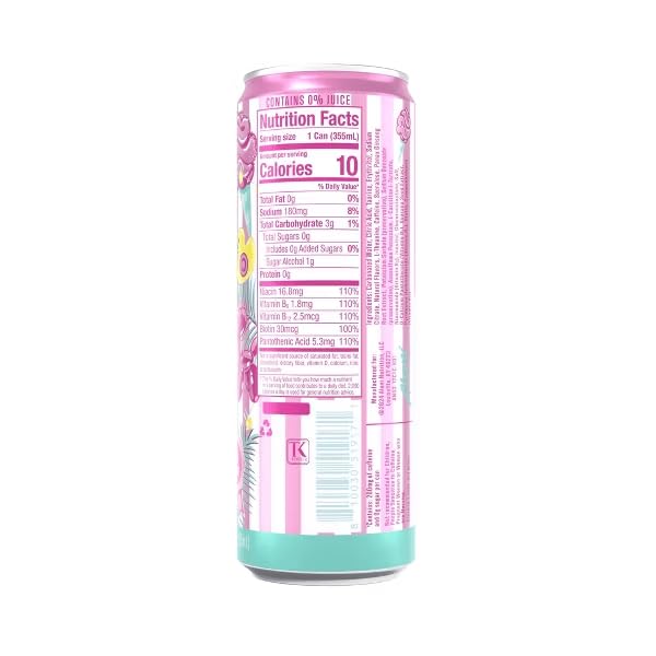 Alani Cotton Candy Energy Drinks sugar free low calorie energy drinks 12 Fl Oz Cans (Pack of 6)