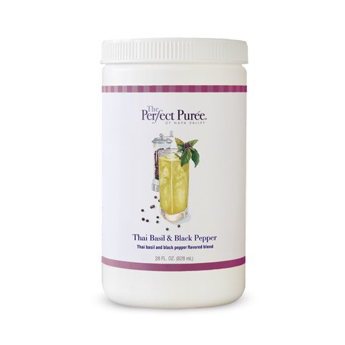 Perfect Puree Thai Basil &amp Black Pepper Beverage Mix Frozen - 28 fl oz (Pack of 6)