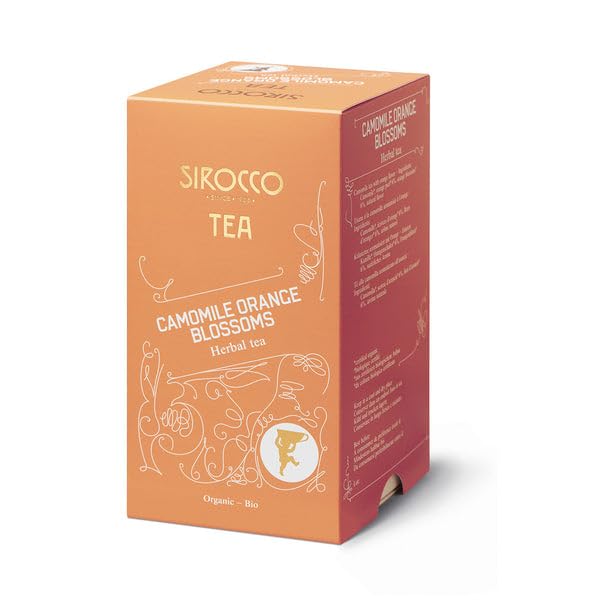 SIROCCO TEA - Organic Camomile Orange Blossoms - 20 Tea Bags