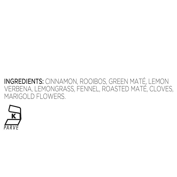 Tea Forte Spiced Herbal Maté Premium Loose Leaf Caffeinated Herbal Tea Blend Canister Makes 35-50 Cups