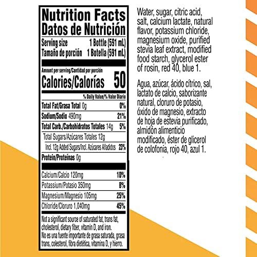 Gatorade Rapid Rehydration Electrolyte Beverage Mixed Berry 20oz Bottles (12 Pack)