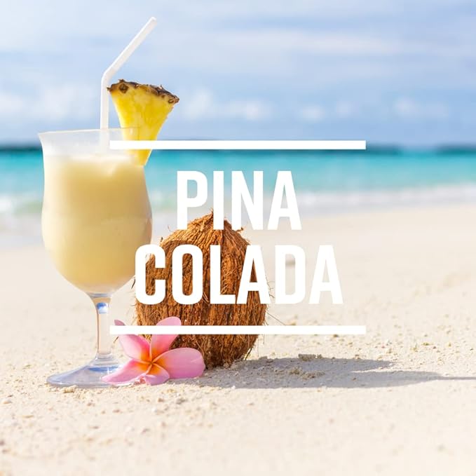 Tropical Sensations Piña Colada Granita Slushie Mix – 6 Bottles 64 oz Each – Non-Alcoholic Frozen Drink Mix for Slush Machines – Bulk Case