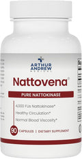 Arthur Andrew Medical Nattovena Pure Nattokinase Supplement Double Strength 4000 FUs per Capsule 90