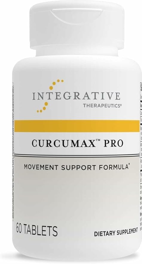 Integrative Therapeutics Curcumax Pro - Healthy Movement Supplement for Men &amp Women - Supports Occasional Discomfort Associated with Overuse* - Dairy-Free &amp Vegan - 60 Tablets (30 Servings)