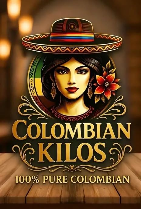 Colombian Kilos 1 Kilo Ground Coffee 100% Colombian Arabica Medium Roast 1000g