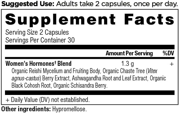 Ancient Nutrition Women's Hormones Helps Reduce Stress Supports Energy Hormone Balance Gluten Free Paleo and Keto Friendly 60 Capsules