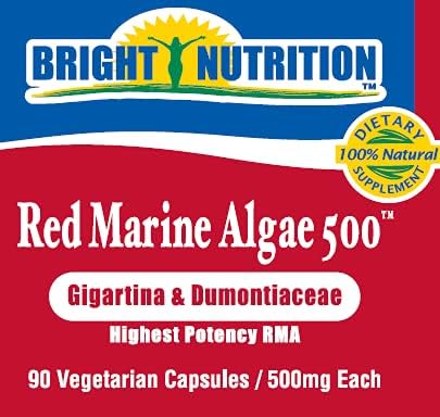 Red Marine Algae 500 - Gigartina &amp Dumontacea - 90 VCaps/500mg