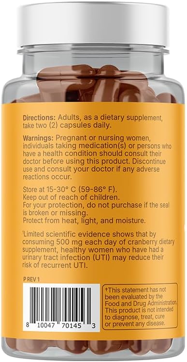 Santo Remedio Urinary Tract Dietary Supplement Helps Reduce Urinary Tract Infections Unique Formula with Cranberries Probiotics and Enzymes Clinically Proven Ingredients Non-GMO 30 Servings