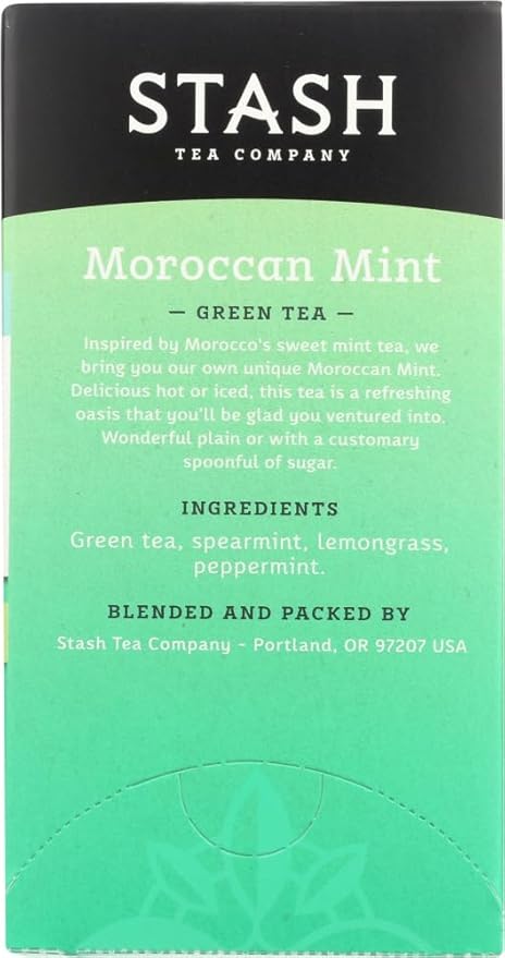 Stash Tea Tea Moroccan Mint Green (Pack of 4)