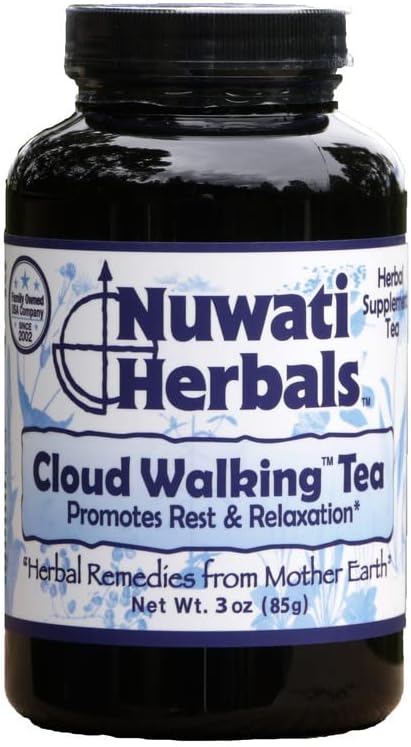 Nuwati Herbals Cloud Walking Herbal Tea Blend – Promotes Rest and Relaxation – Loose Leaf Tea 3 Ounces