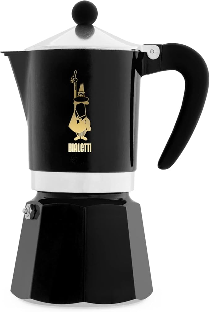 Caffe Mercanti Stovetop Moka Pot 6 Italian Espresso Cups - Limited Edition made by Bialetti