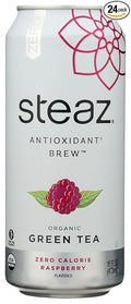 Steaz ZERO Calorie Raspberry 24x 16 Oz