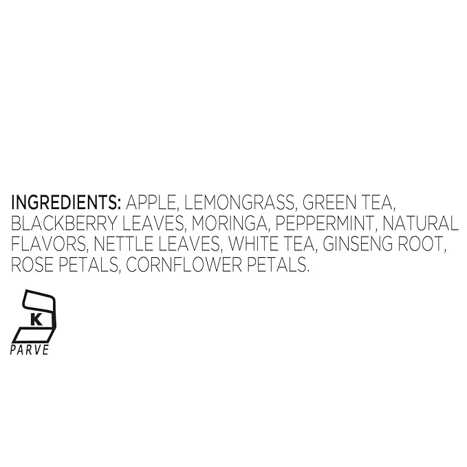 Tea Forte Clarity Premium Loose Leaf Caffeinated Green Tea Blend Canister Makes 35-50 Cups