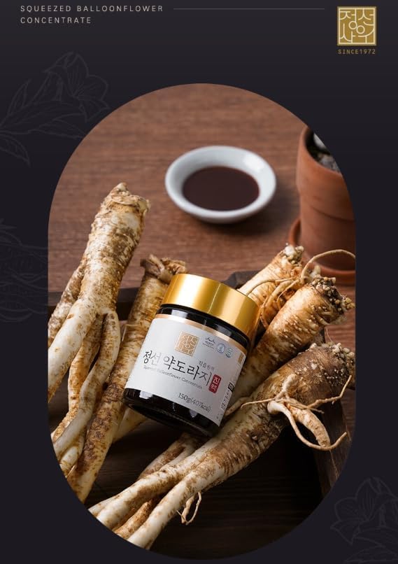 Korean Bellflower Root Extract (Doraji) Concentrate – Natural Plant-Based Concentrate for Throat Support 150g