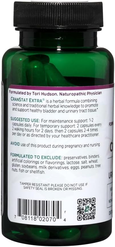 Vitanica CranStat Extra Urinary Tract Support Vegan 60 Capsules