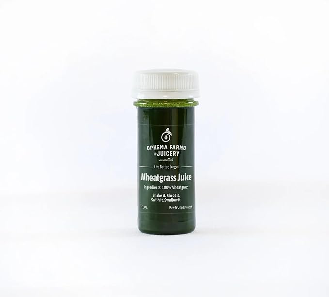 Ophema Farms Organic Frozen Wheatgrass Juice (84 Pack 168 oz)