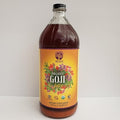 Organic Only GOJI Fruit Juice 100% Pure Puree 32oz (1qt) GLASS Bottle - The Happy Berry Vitamin Rich Super Juice Traditionally Prepared - 30g Goji Superfruit Per Serving - Gluten-Free &amp Vegan