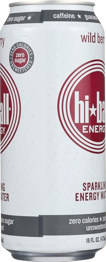 Hiball Energy Sparkling Water - Wild Berry - 12 Per Case