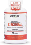 ADAPTOHEAL Blood Pressure Supplement with Adaptogens - Reishi Ginkgo Biloba Astragulus &amp Hawthorn Berry - 700mg - 90 Capsules