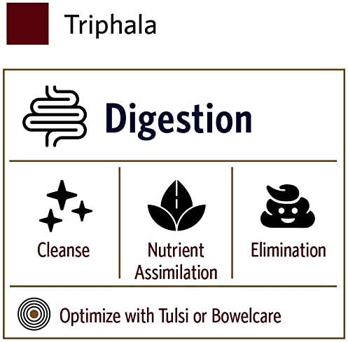 Organic India Triphala - Herbal Supplement with Amla Bibhitaki Haritaki Digestion &amp Colon Support Immune System Support Adaptogen Vegan USDA Certified Organic - 1 lb Bag