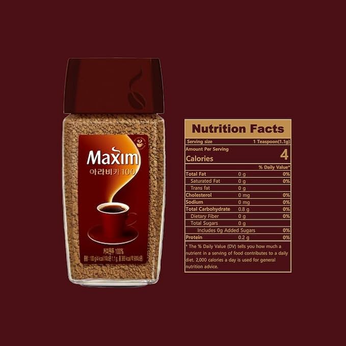 Maxim Arabica 100 Coffee Bean Coffee Mix 100g (3.52oz) 1 Bottle