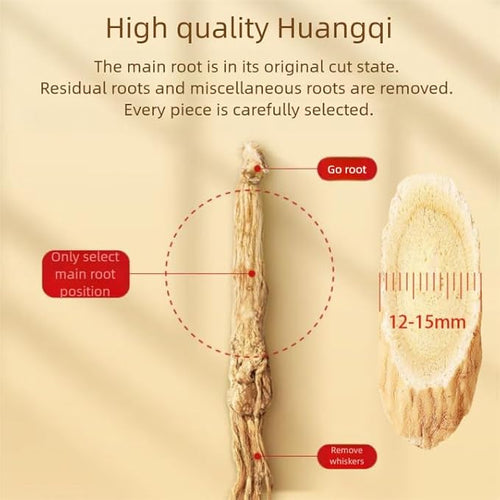 500g/1.1lb 100% Pure Astragalus Root 黄芪 Huangqi Dried Bulk Herbs Chinese Herbs Astragalus Organic with Codonopsis and Astragalus Dragon Herbs