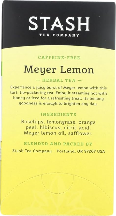 Stash Herbal Tea Meyer Lemon 20 Count Box (9 Pack)