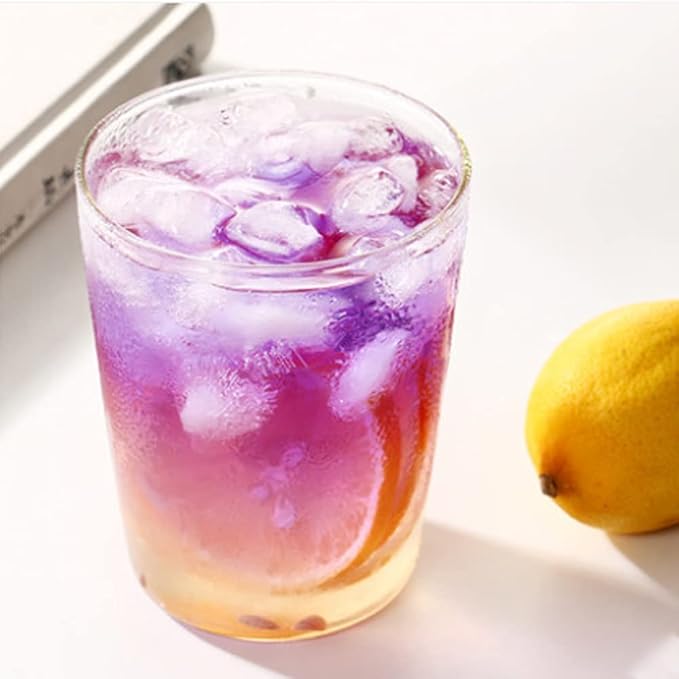 HUNCHAI Butterfly pea Flowers Whole 500 g. Dried Herb 100% for Blue &amp Purple Drinks and Food Coloring