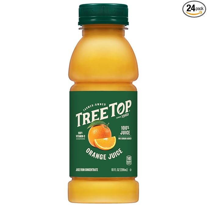 Tree Top 100% Orange Juice 10 Fl oz. (Pack of 24)