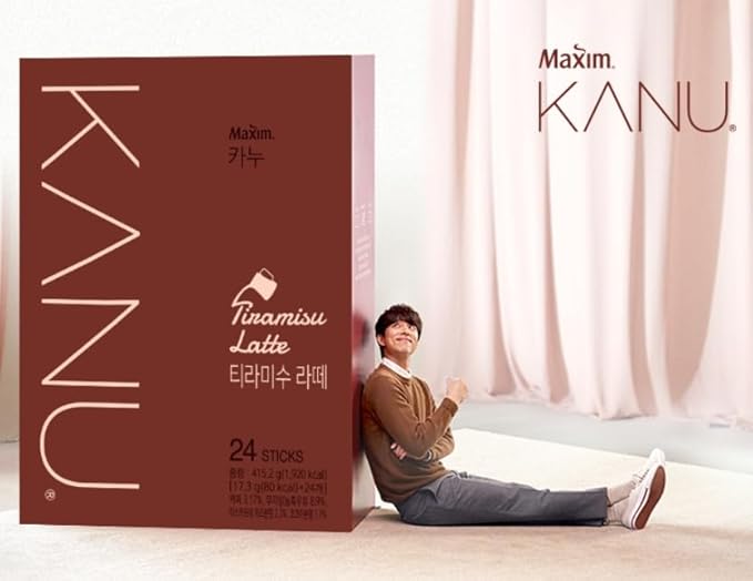 Kanu Maxim Latte Instant Coffee (17.3g x 24t Tiramisu)