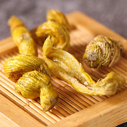 50g/1.76oz Huo Shan 4-year Herba Dendrodii Officinalis Maple Bucket Tie Pi Shi Hu 霍山铁皮石斛