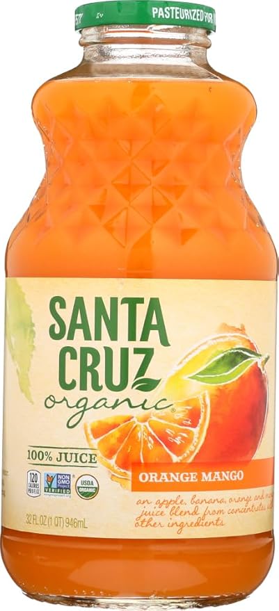 Santa Cruz оrganic Juicе - оrangе Mangо - Casе оf 12-32 Fl оz. - Bulk Buy