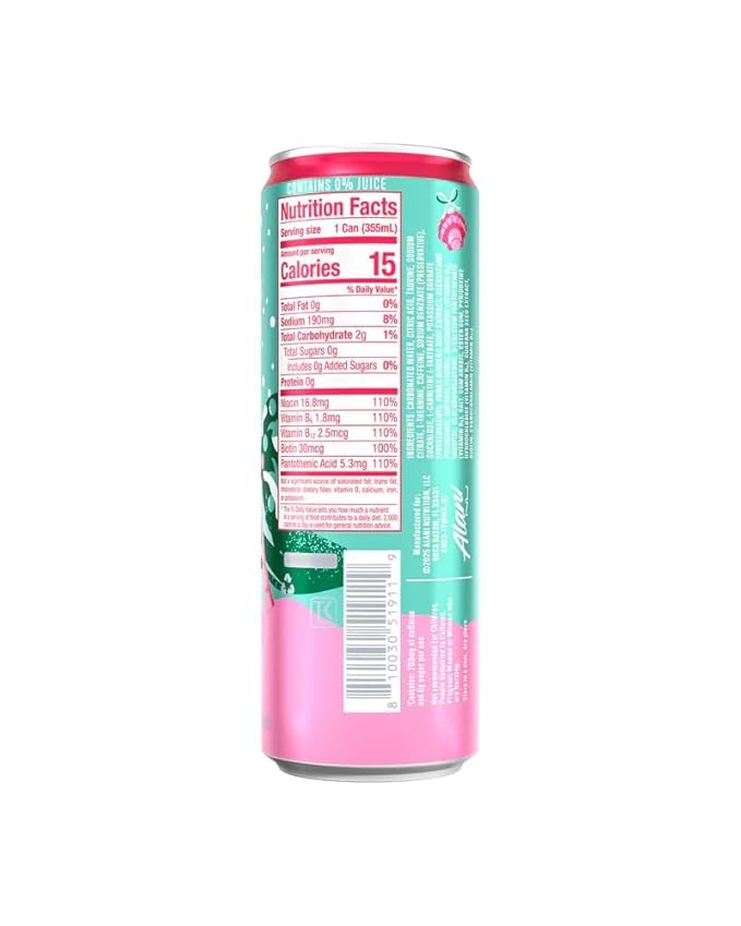 Alani Winter Wonderland Sugar Free Low Calorie Energy Drinks - 12 fl oz Can - 12 Pack