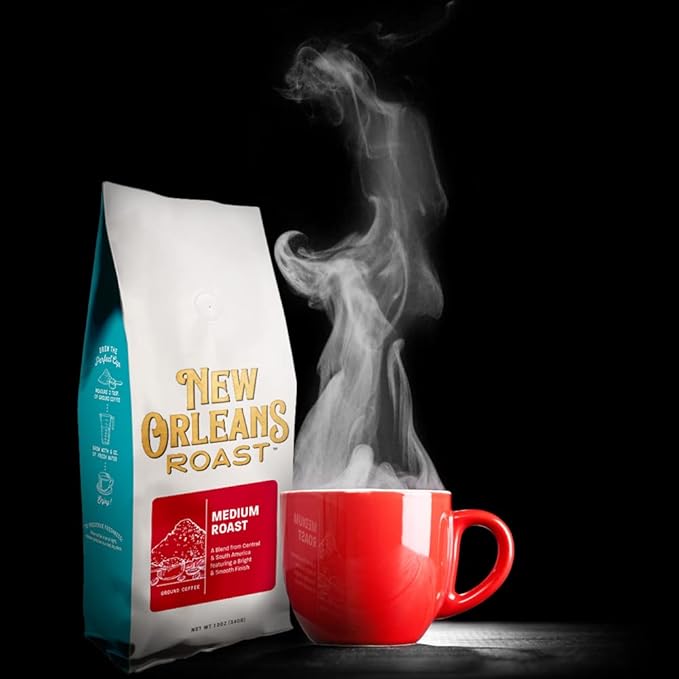New Orleans Roast Medium Roast Ground Coffee - Smooth &amp Balanced (3 Pack)