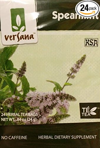 Versana Herbal Tea 24 Tea Bags (Pack of 2) (Spearmint Tea)