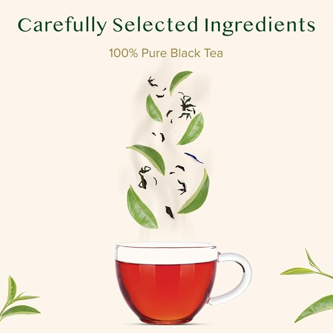VAHDAM Assam Black Tea Leaves (340g/12oz) 170+ Servings | High Caffeine Non GMO Gluten Free | STRONG MALTY &amp RICH | Pure Unblended Single Origin Black Loose Leaf Tea | Vacuum Sealed