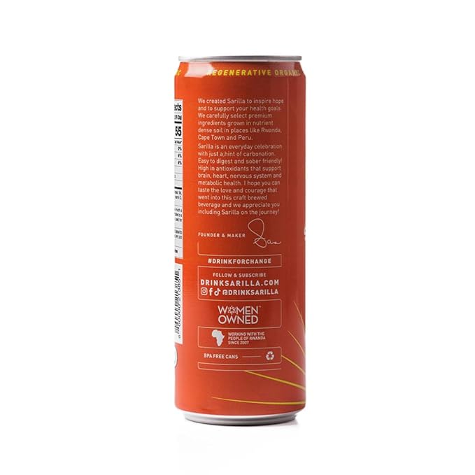 Sarilla Nonalcoholic Spiced Apple Spritzer Like Cider but Lighter with Real Brewed Tea Low Calorie No Added Sugar 12-Pack