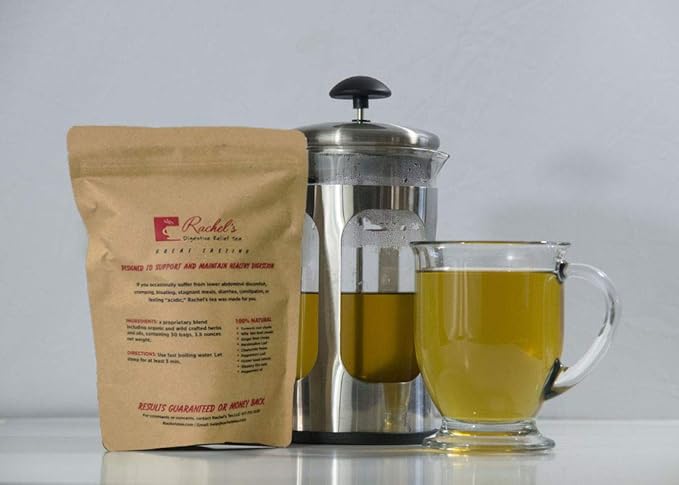 (60 Bags/120 Cups) Rachel’s Tea: Turmeric Wild Yam Ginger Marshmallow Chamomile Peppermint Fennel Slippery Elm