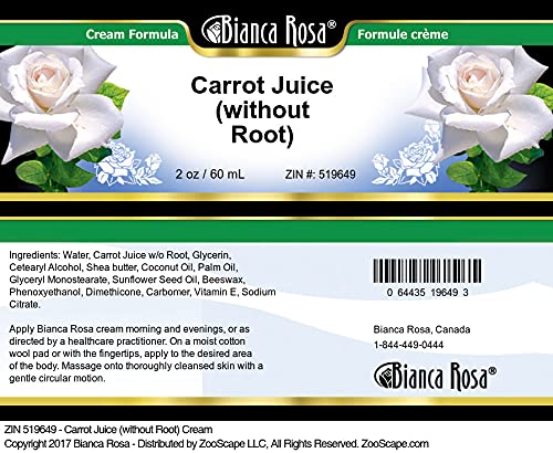 Bianca Rosa Carrot Juice (without Root) Cream (2 oz ZIN: 519649)