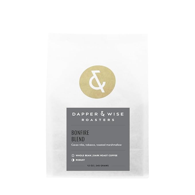 Bonfire Blend - Roasted by Dapper &amp Wise - Freshly Ground Coffee - 5 Pound Bag