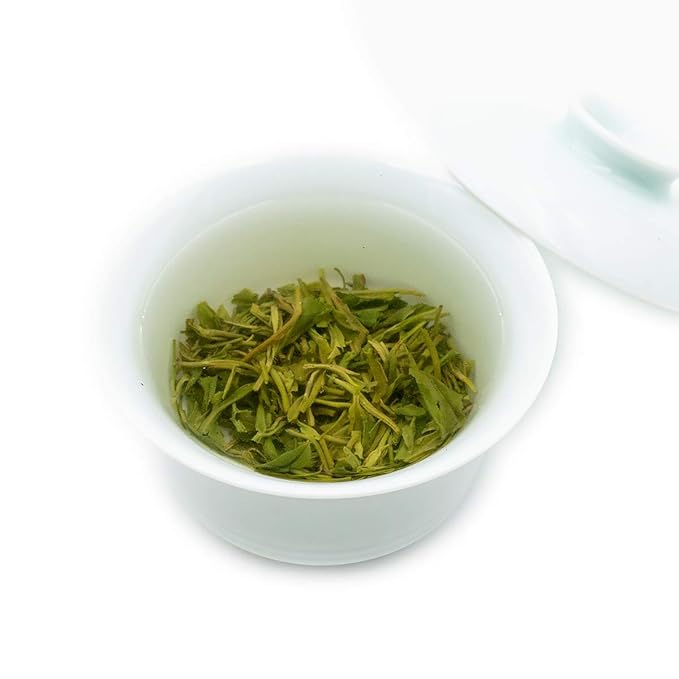 Oriarm Qingdao Laoshan Green Tea Loose Leaf - Chinese Cloud and Mist Green Tea Leaves 450g (16 ounce) Ziplock Resealable Bag