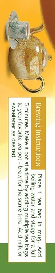 Davidson's Organics Vanilla Cream Spice 8-count Tea Bags Pack of 12