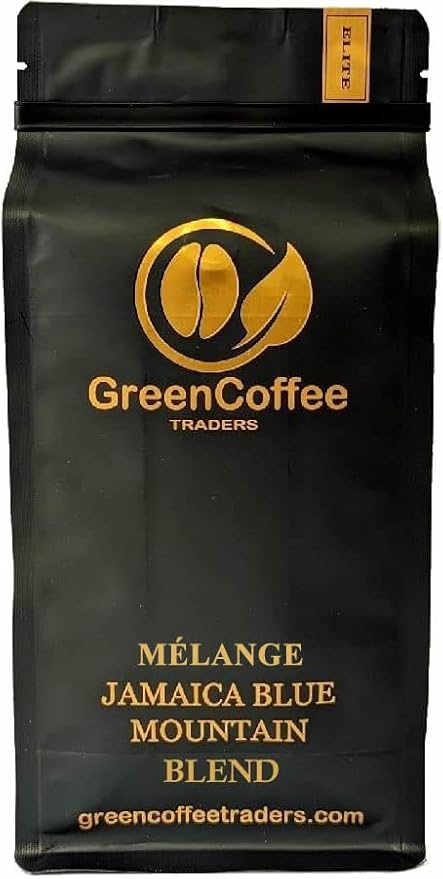 Green Coffee Traders 1LB. Jamaica Blue Mountain Blend Roasted Coffee 1 LB Bag