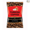 Elite Ground Black Turkish Coffee KOSHER Israel Tasty 100gr Aroma Dark Mud - PACK OF 4