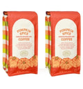 Pumpkin Spice Coffee 100% Arabica Ground Coffee Medium Dark Roast14oz each Pack of 2