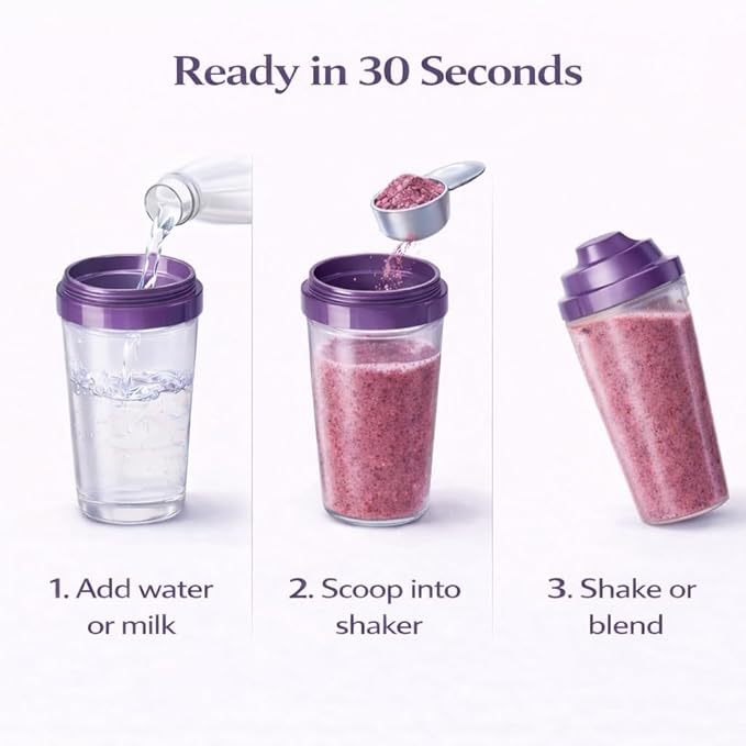 Berry Blast Smoothie Mix – Freeze Dried Fruit Smoothie Powder for Smoothies &amp Shakes Just Add Water or Milk 10 Servings